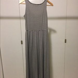 Long striped dress